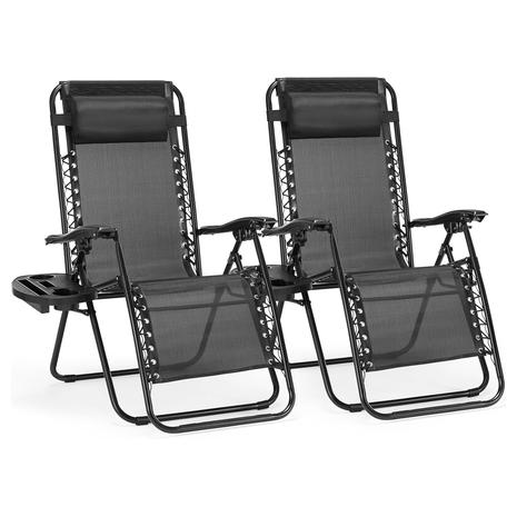 Set of 2 Zero Gravity Chairs