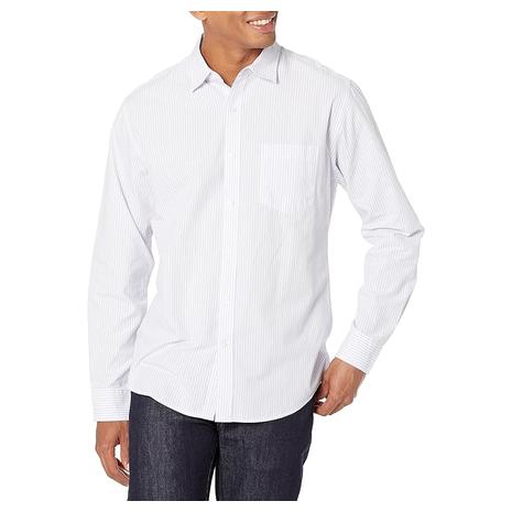 Amazon Essentials Men’s Regular-Fit Casual Poplin Shirts (18 Colors)