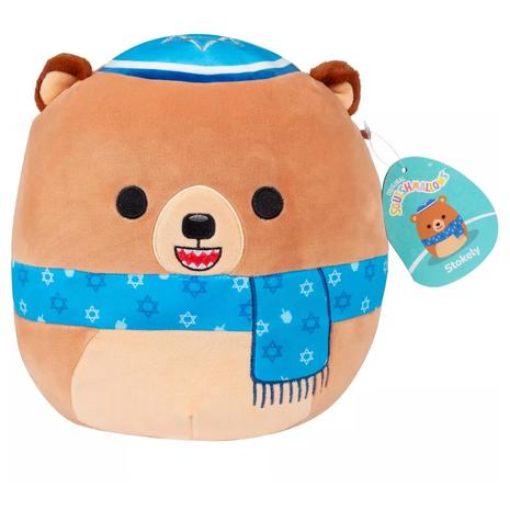 Squishmallows Stokely The Hanukkah Bear Plushie