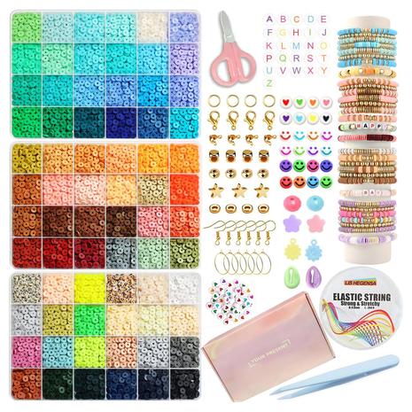 10,000 Piece Clay Bead Bracelet Making Kit