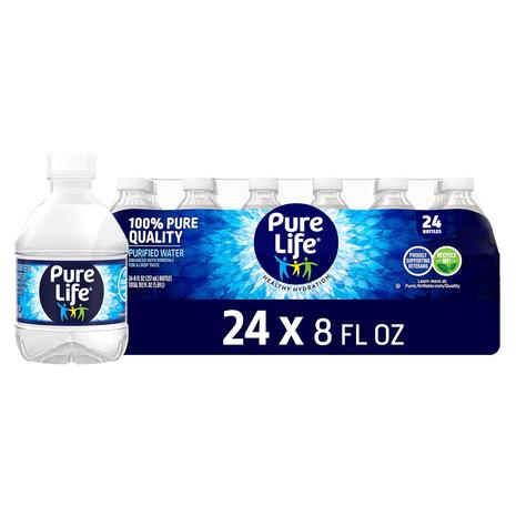 24 Bottles of Pure Life Purified Water