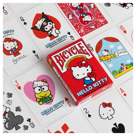 Limited Edition Hello Kitty 50th Anniversary Playing Cards