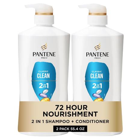 2-Pack Pantene 2-In-1 Shampoo & Conditioner + Miracle Rescue Shot