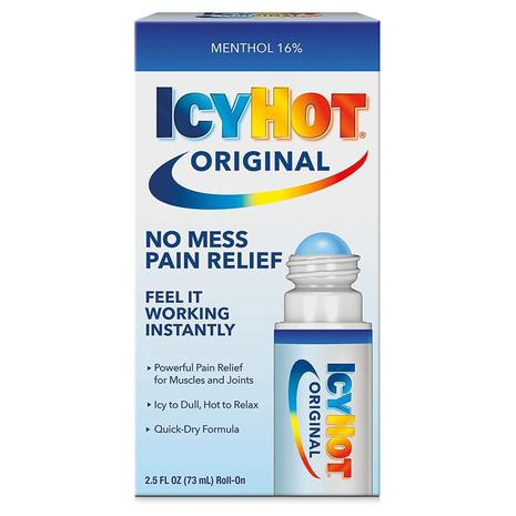 Icy Hot Original Medicated Pain Relief Liquid w/ No Mess Applicator