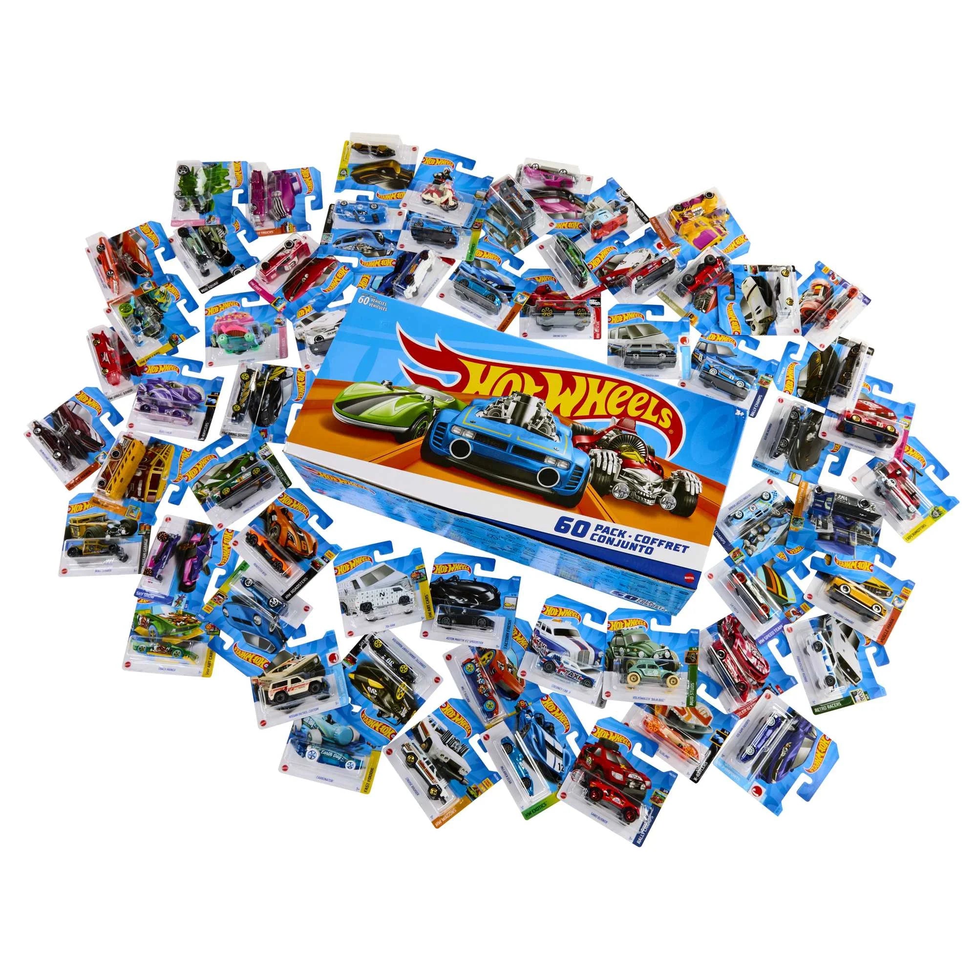 60 Hot Wheels Collectible Toy Cars or Trucks