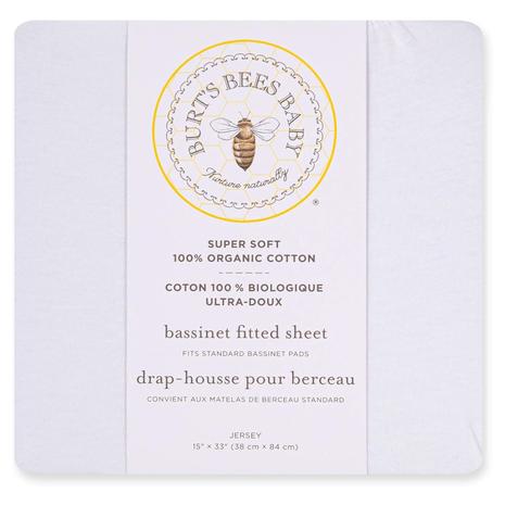 Burt's Bees Baby Organic Jersey Cotton Bassinet Fitted Sheet