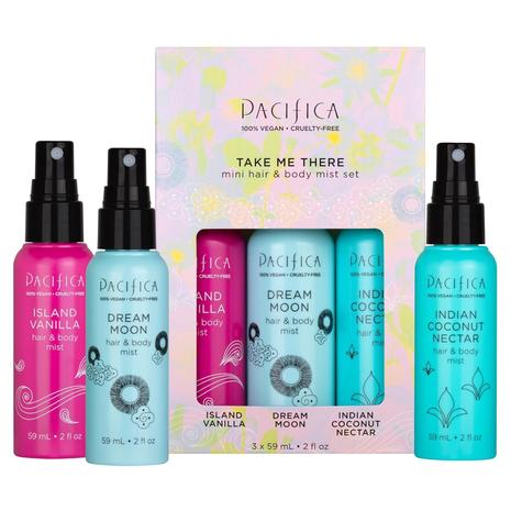 Pacifica Hair & Body Mist Fragrance Travel Gift Set