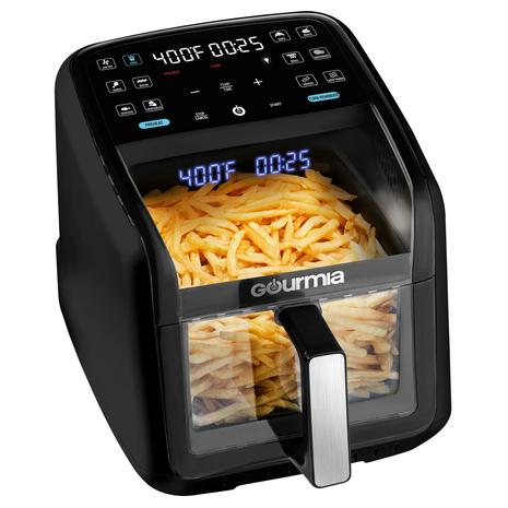 7-QT Gourmia Panoramic View Digital Air Fryer