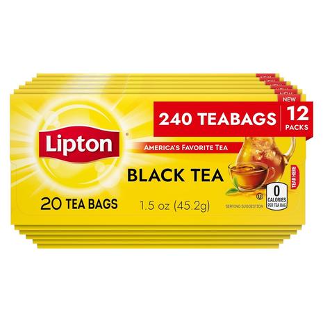 120 Lipton Tea Bags, Black Tea