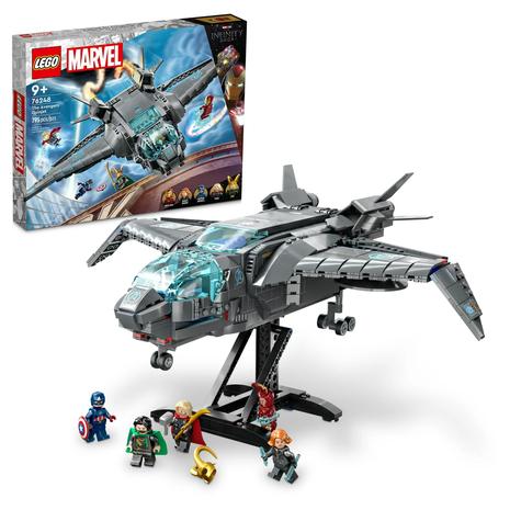 795 Piece LEGO Marvel The Avengers Quinjet Spaceship Set With Super Heroes Minifigures