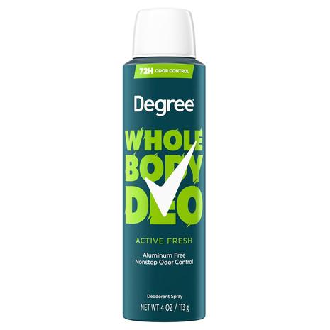 Degree Men's & Women’s Whole Body Deodorant Spray