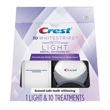 Crest 3D Whitestrips with Light – Professional Teeth Whitening Kit