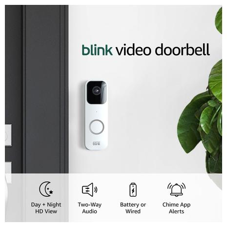 Blink Video Doorbell + Sync Module 2