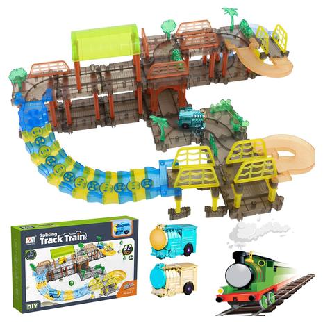 92-Piece Electric Train Set