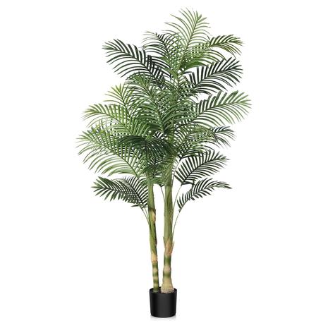 6FT Artificial Golden Cane Palm Tree