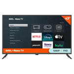 Onn 43” Class FHD 1080P LED Roku Smart TV