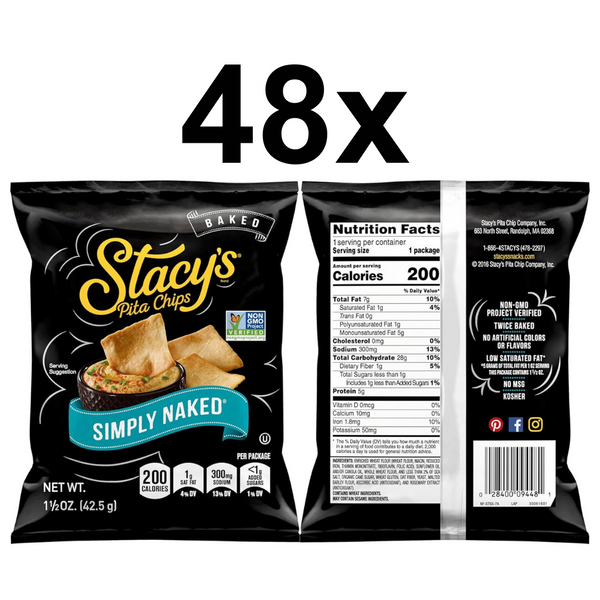 48 Bags Of Stacy's Pita Chips