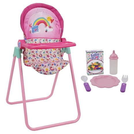 Baby Alive Doll Highchair & Accessories