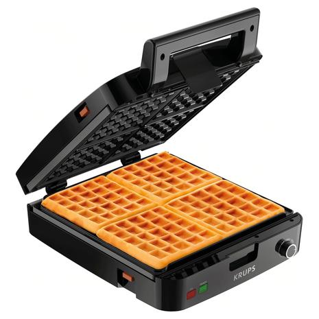 4-Slice Belgian Stainless Steel Waffle Maker