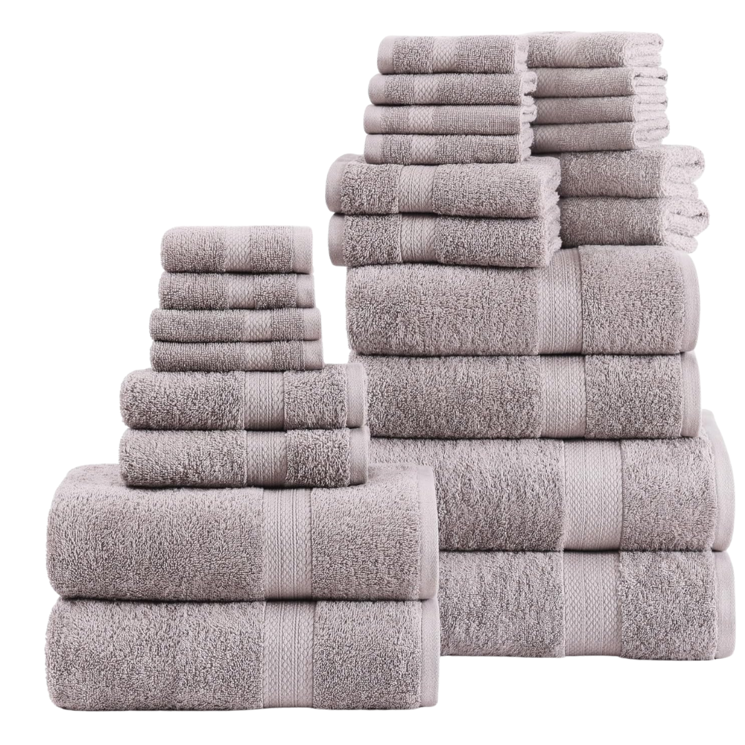 24 Piece Bathroom Towel Set