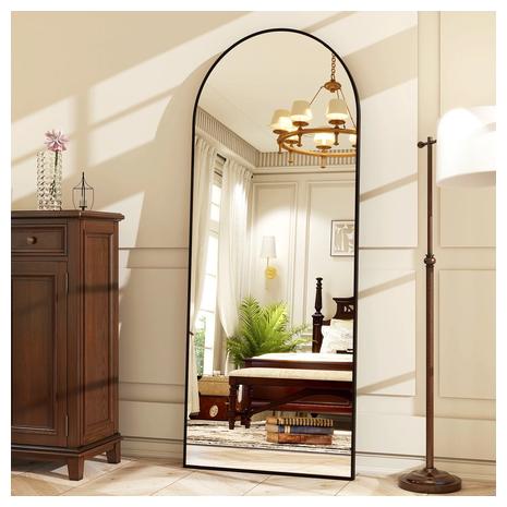 64"x21" Full Length Arched Standing Floor Mirror