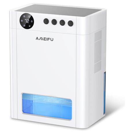 Large Quiet Dehumidifier with Auto Shut-Off & LED Light