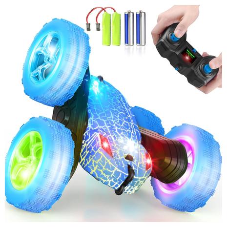 4WD Fast Remote Control Car w/ Double Sided 360° Rotation