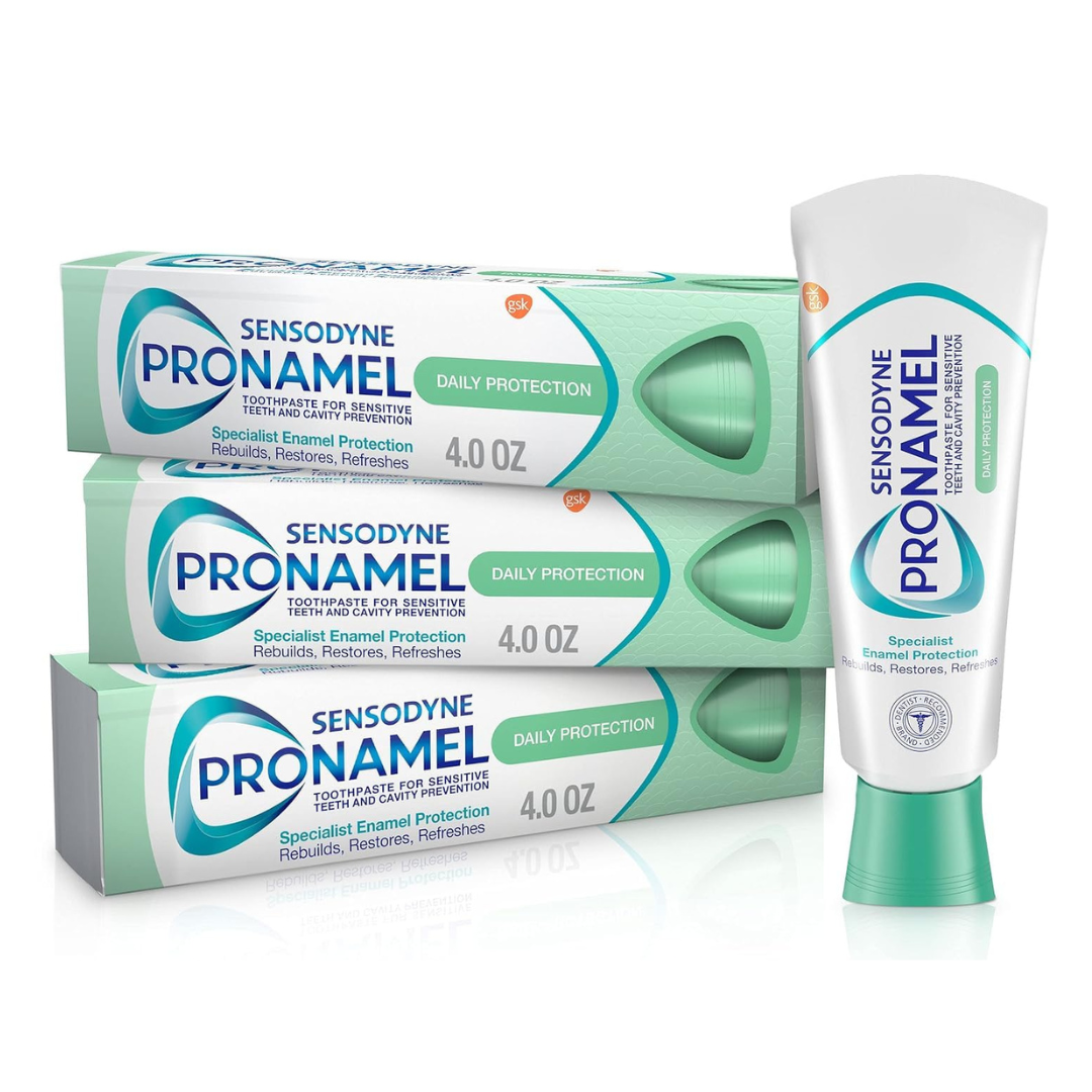 3 Pack Of Sensodyne Pronamel Mint Toothpaste