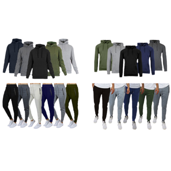 Sets Of 3 Or 4 Hoodies and Joggers On Sale