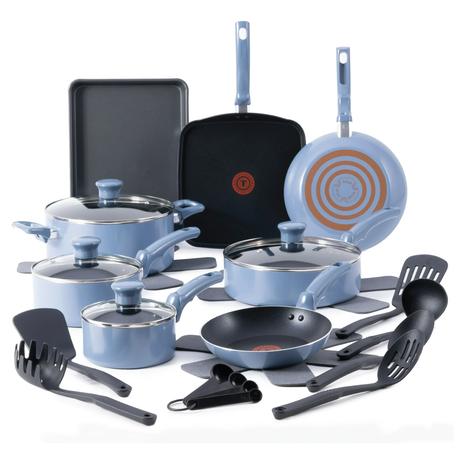 22 Piece T-Fal Non-Stick Pots And Pans Set