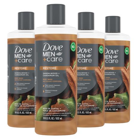 Dove Men +Care Sandalwood + Cardamom Oil Body Wash