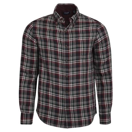 Chaps Men's Double Faced Long Sleeve Button Down Plaid Shirt (Various Colors)