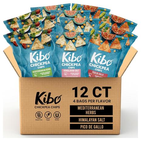 12-Count Kibo Chickpea Chips (Flavor Variety Pack)