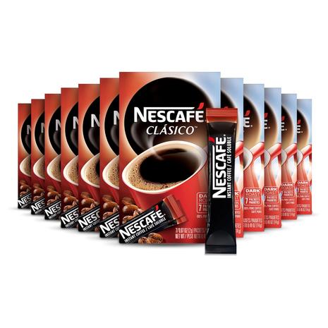 84-Packs Nescafe Clasico Dark Roast Instant Coffee