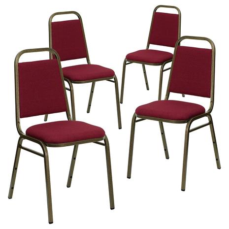 4 Hercules Stacking Banquet Chairs