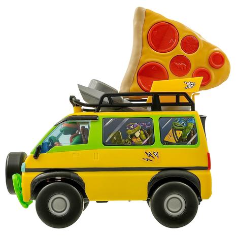 Teenage Mutant Ninja Turtles Pizza Blaster Remote Control Vehicle w/ 6 Foam Pizza Launchers