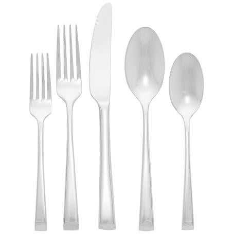 Mikasa Rockford 45-Piece 18/10 Stainless Steel Flatware Set