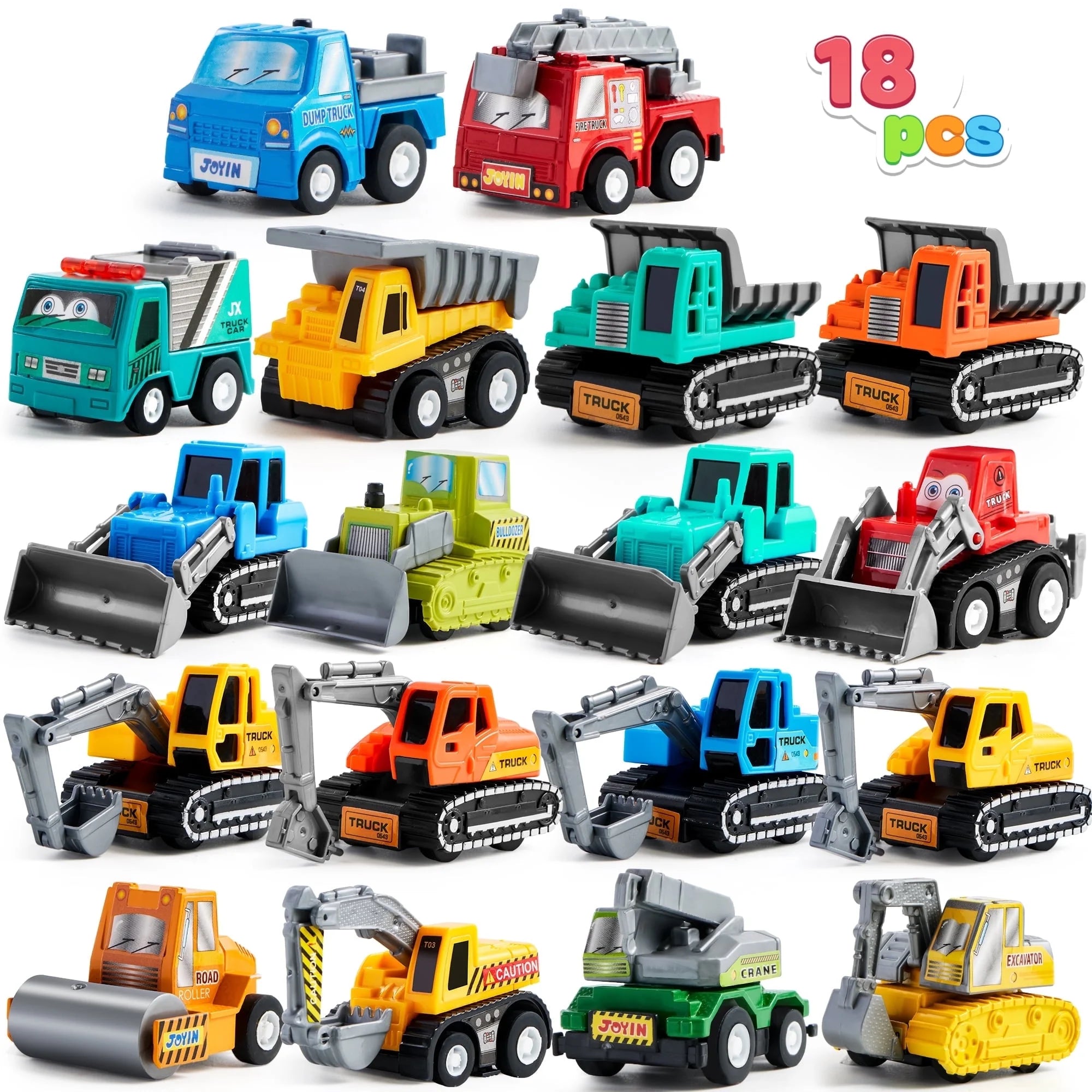 18 Kids Toy Cars