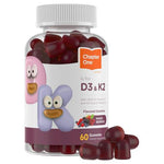 60 Zahler Chapter One Vitamin D3 & K2 Gummies (1000IU D3 & 45MCG K2)