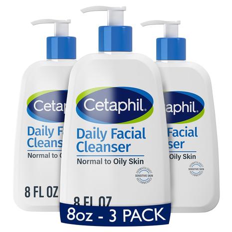 3-Pack Cetaphil Daily Face Wash + $10 Amazon Credit