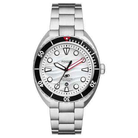 Men's Fossil Sports Watch w/ Stainless Steel Band