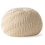 Christopher Knight Modern Knitted Pouf