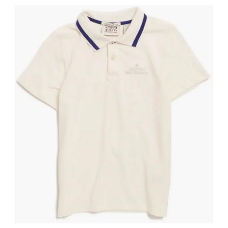 Kid's Scotch & Soda Piqué Washed Polo