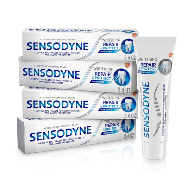 4 Sensodyne Repair and Protect Whitening Toothpastes