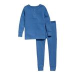 Snug-Fit Ribbed Henley Pajama Set (20+ Colors)