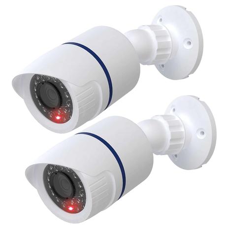 2-Pack Dummy Fake Camera w/ LED Light