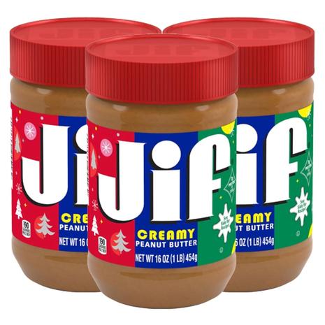 3-Pack Jif Creamy Peanut Butter