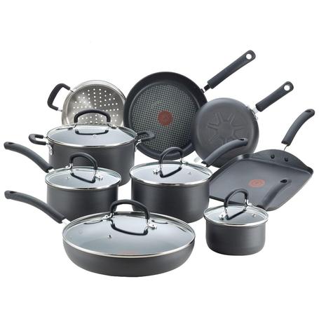 14-Piece T-Fal Ultimate Hard Anodized Nonstick Cookware Set