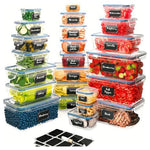 48 Piece Food Storage Containers