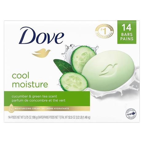 14 Bars Of Dove Skin Care Beauty Soap